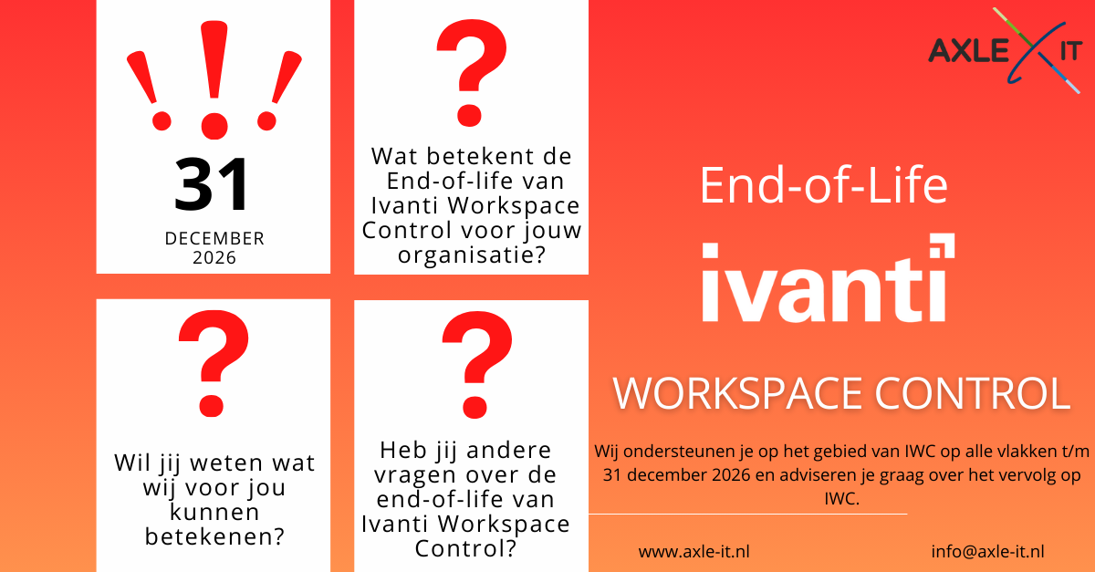 End of Life Ivanti Workspace Control
