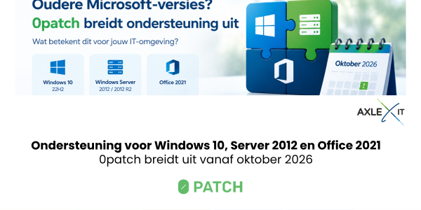0patch ondersteuning voor Windows 10, Windows Server 2012 en Office 2021