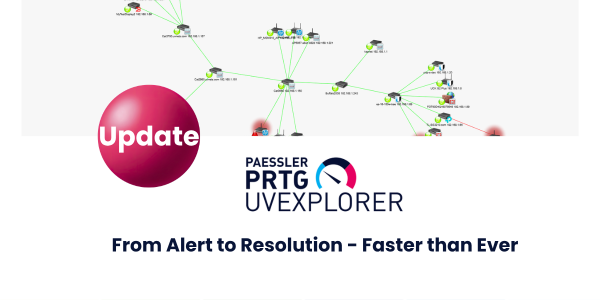 Paessler PRTG UVexplorer uitbreiding voor network topology, discovery en dependency mapping binnen PRTG